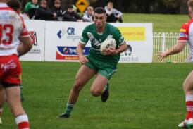Jarryn Powyer in action for Dubbo CYMS at Mudgee on Sunday, June 2. Picture by Nick Guthrie