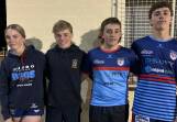 Maddy Higgins, Darcy Pollard, Kobi Kelleher and Ben Willner are among the Dubbo juniors who earned NSW Country selection this season. Picture supplied