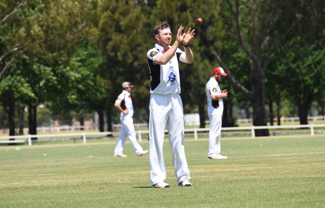 Narromine's Ryan Johnston was the standout bowler in the Pinnington Cup on the weekend. Picture by Amy McIntyre