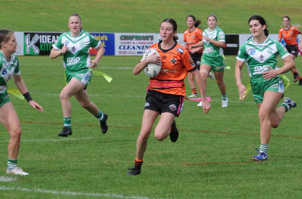 Abbie Smith and the Nyngan Tigers' league tag side performed well in 2022 but numbers may be an issue for the team next year. Picture by Nick Guthrie