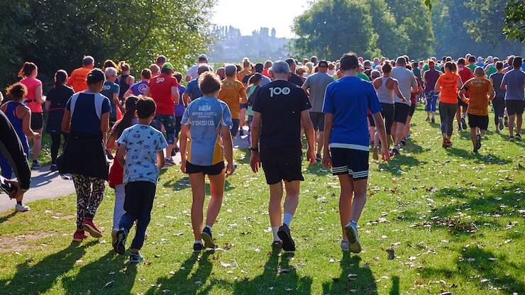 Park Run is fun for all ages and abilities. Picture by Park Run.
