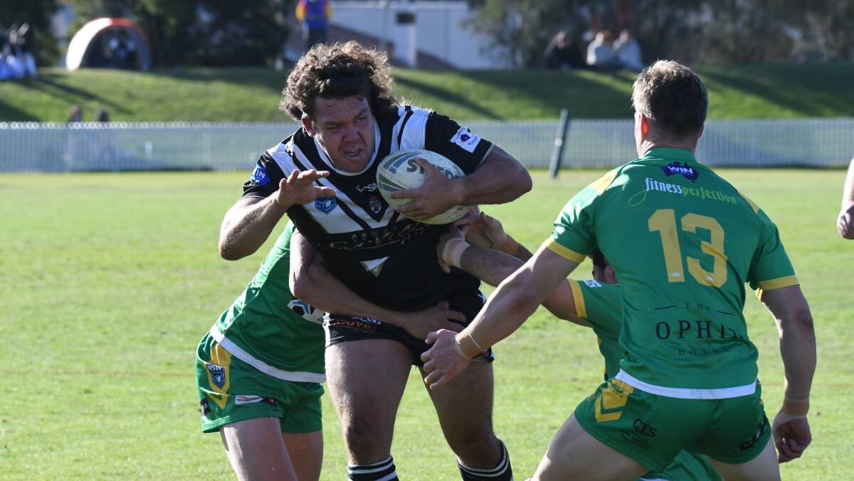 William Ingram was a regular fixture for Cowra in the front row. Picture by Carla Freedman 