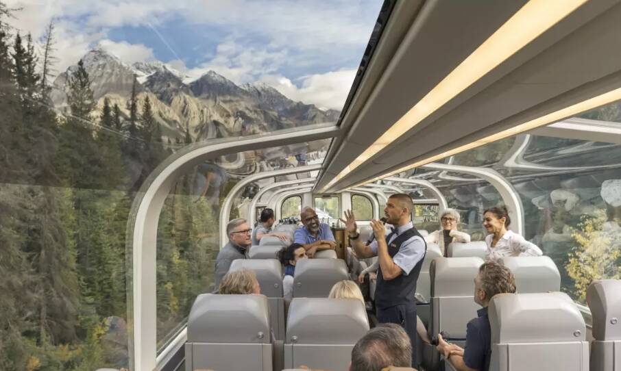 The Rocky Mountaineer takes travellers on an iconic journey. Picture Rocky Mountaineer.