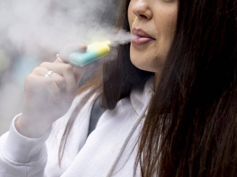 On January 1, a ban on the importation of single-use vapes will come into force. (EPA PHOTO)