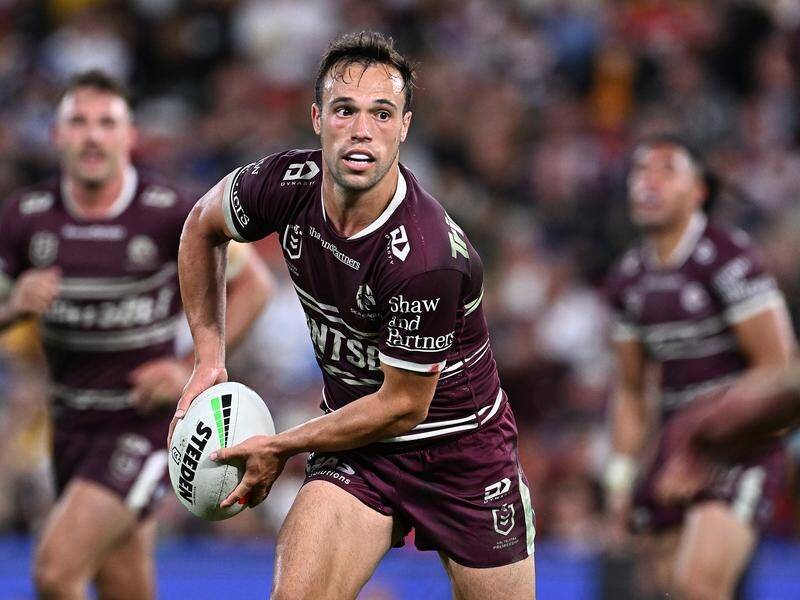 Luke Brooks will captain a severely-depleted Manly team in his first season with the club. (Dave Hunt/AAP PHOTOS)