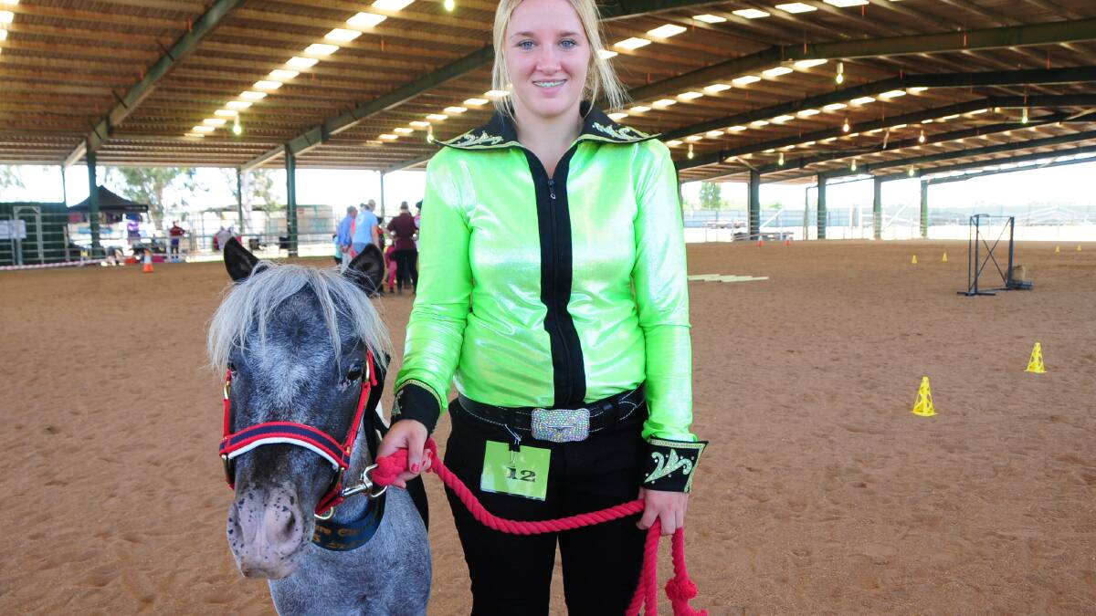 MINIATURE HORSE SHOW: Megan Barwick. Photos: CHERYL BURKE