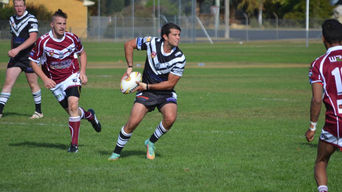 Cameron Breust made his official debut for the Cowra Magpies on Sunday in their 28-20 loss to Blayney.
