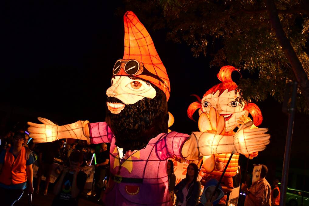 The lantern parade in 2019. Picture by Belinda Soole